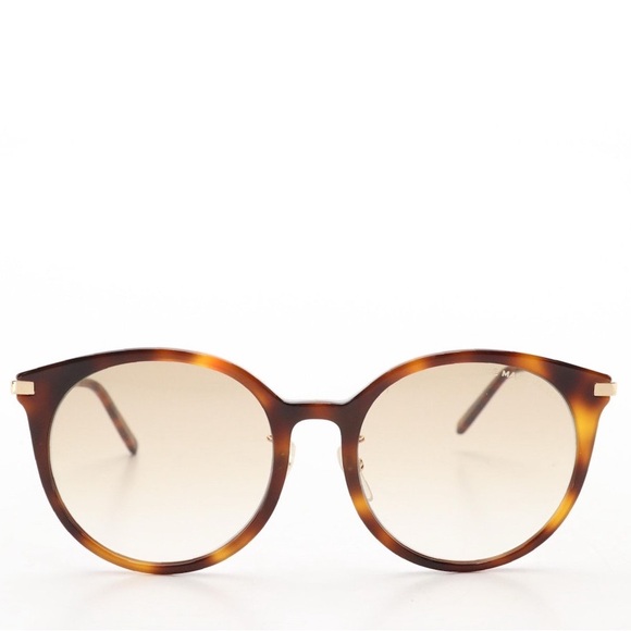 Marc Jacobs MARC552/G/S Brown Havana Round Cat Eye Sungalsses with Case - Picture 1 of 6